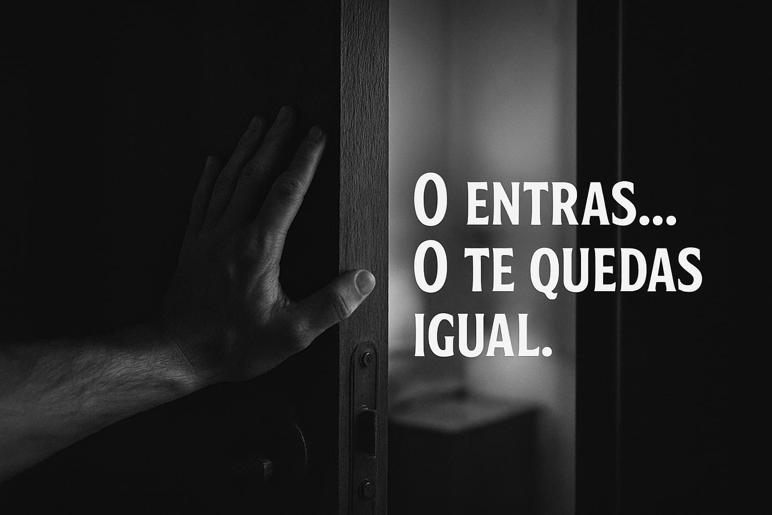 Entras o te quedas
