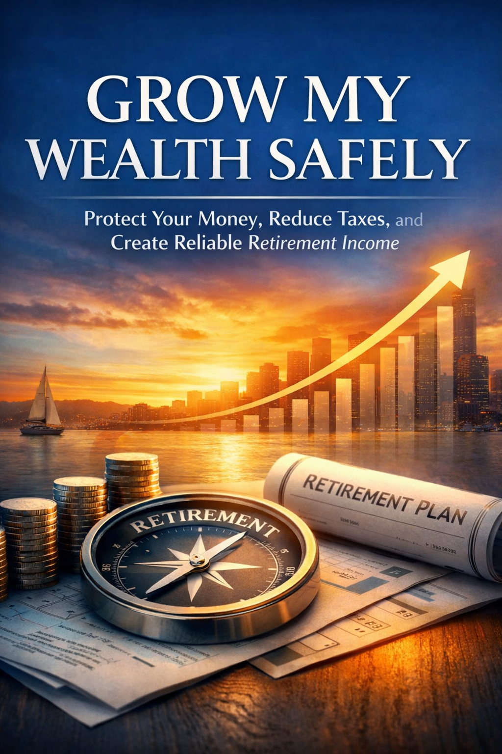 Grow My Wealth Safely retirement planning ebook cover