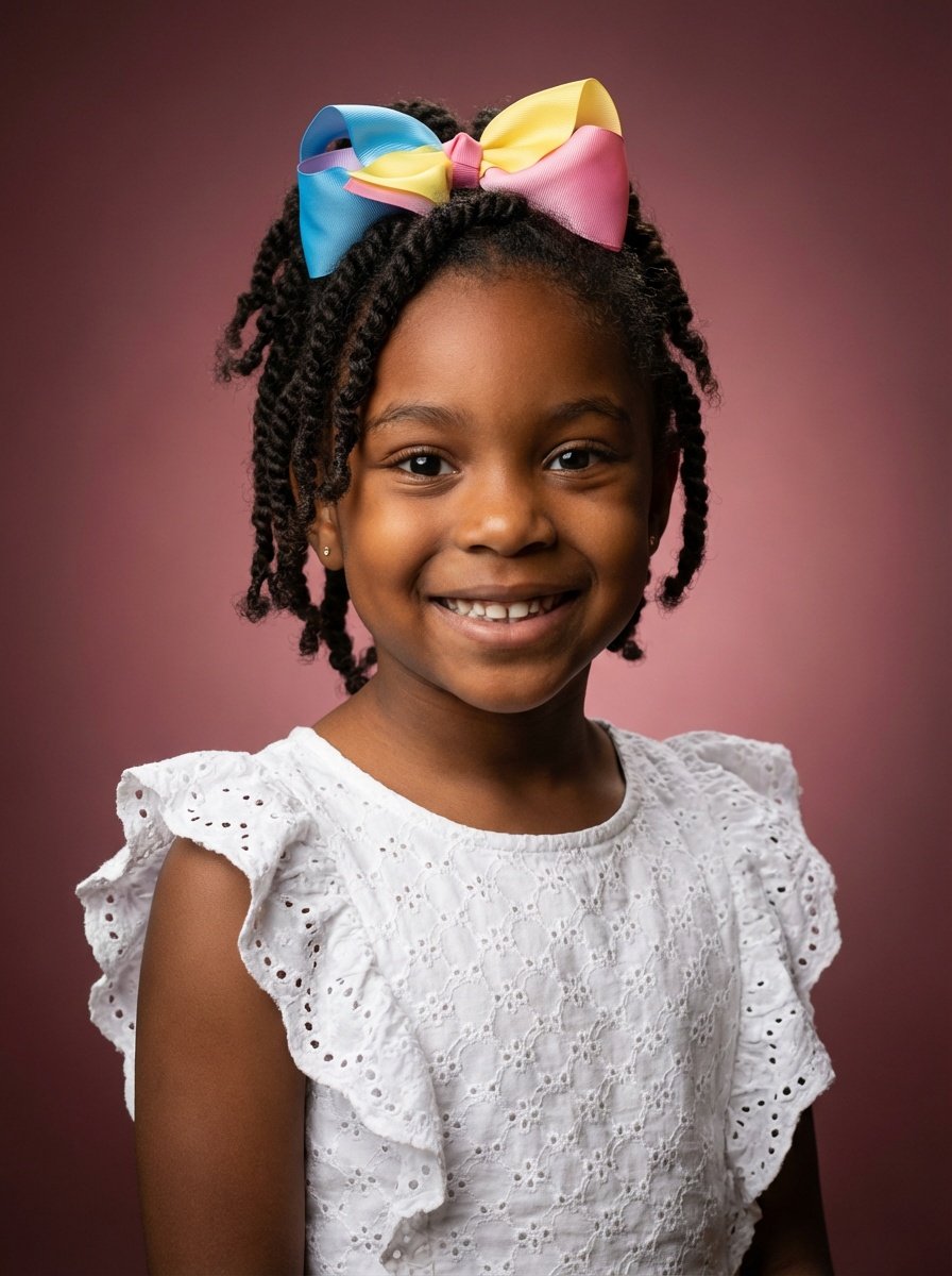 Portrait - Girl with Bow