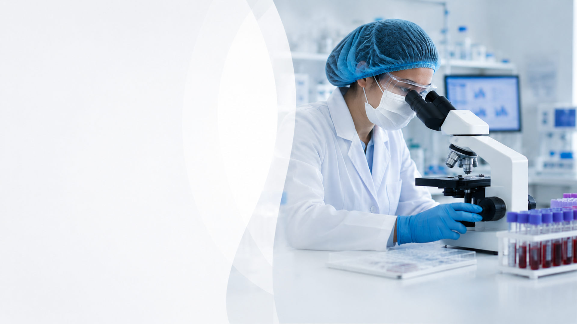 Lab technician reviewing bloodwork results with a FitSlim USA patient