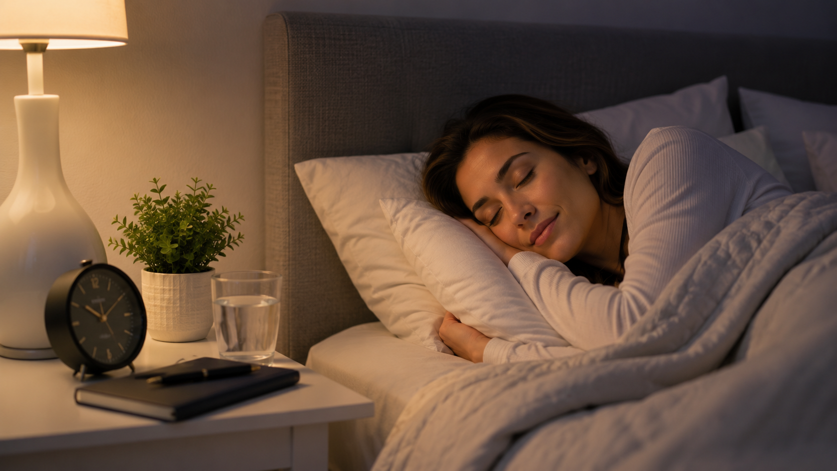 Healthy sleep and evening routines