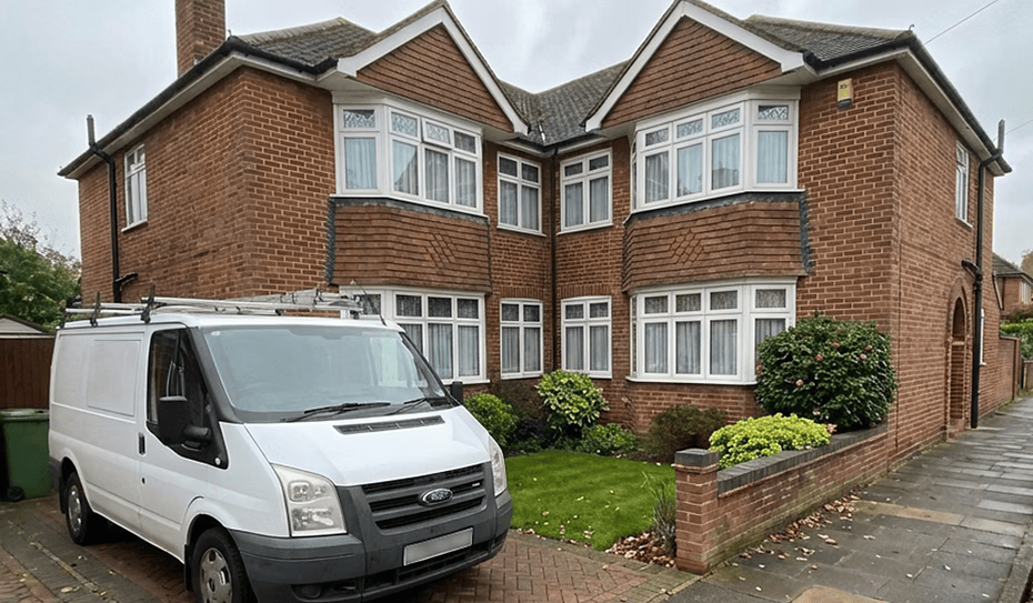 Homely Spaces accommodation with parking for a work van