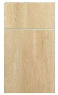 Flat maple slab cabinet door sample