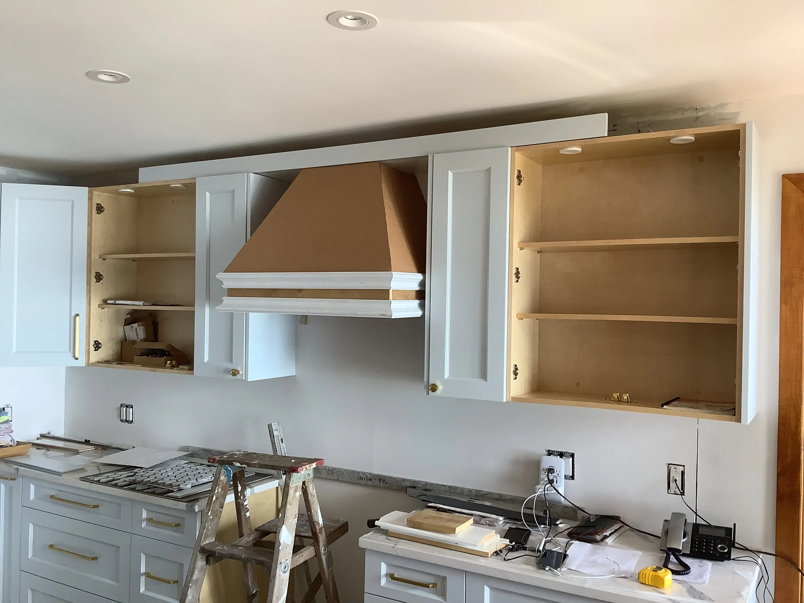Kitchen renovation in progress