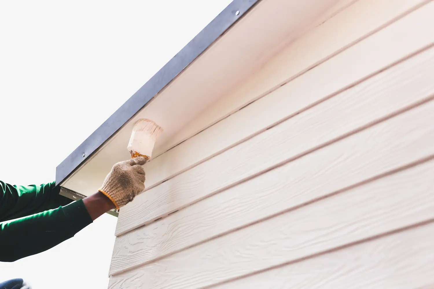 Professionally finished residential exterior surfaces