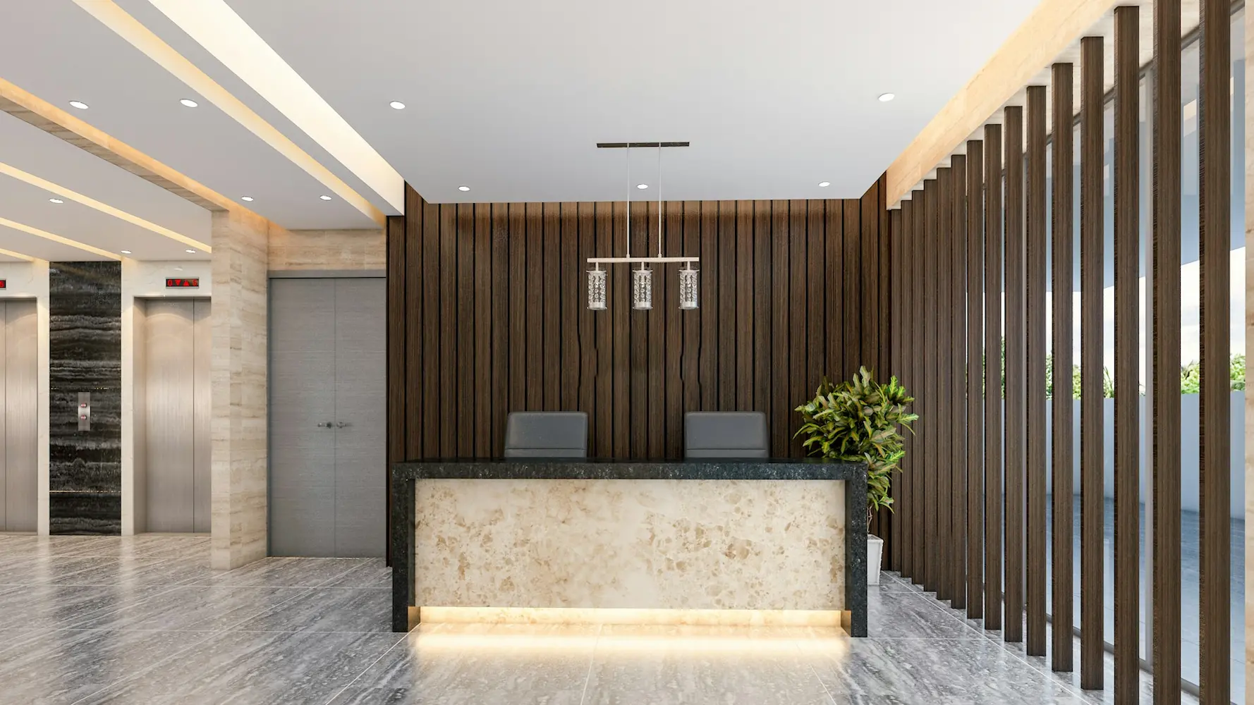 Projet de rénovation commerciale réalisé par Reno-Decor dans le Grand Montréal