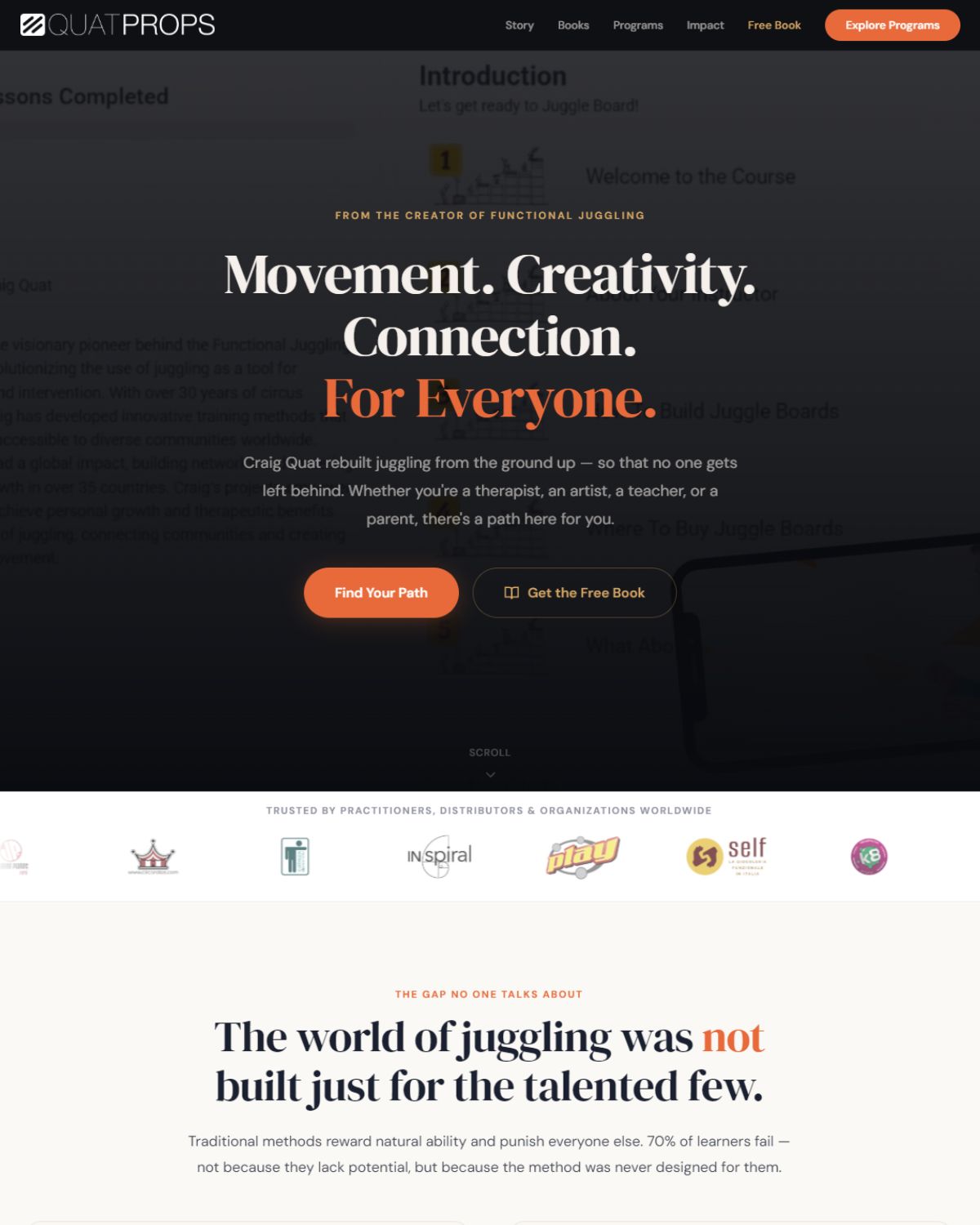QuatProps Academy website
