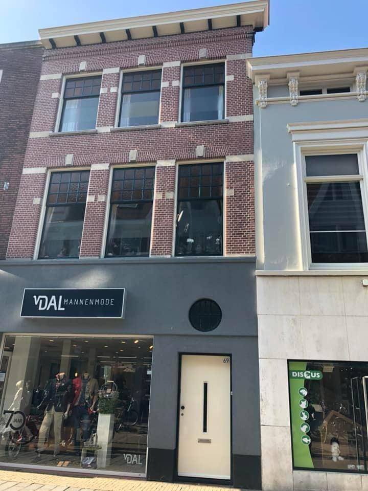 winkelpand geschilderd