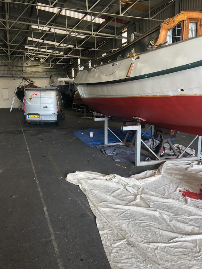 boot zijkant schilderen