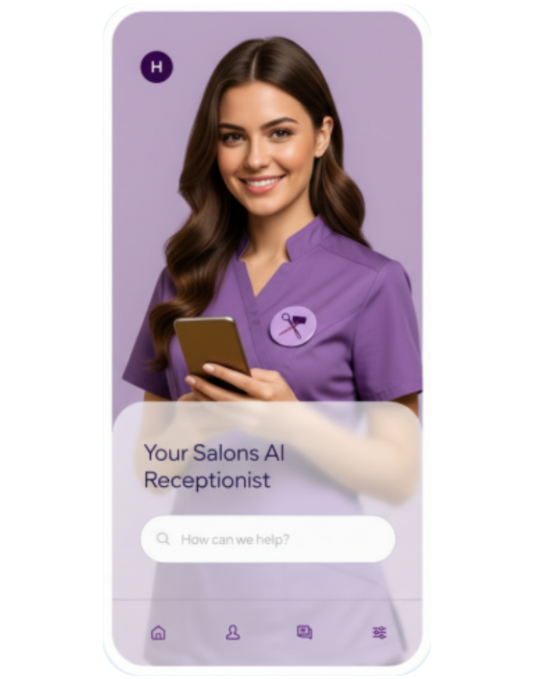 AI Receptionist for Salon