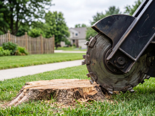 Residential Stump Grinding in Wichita