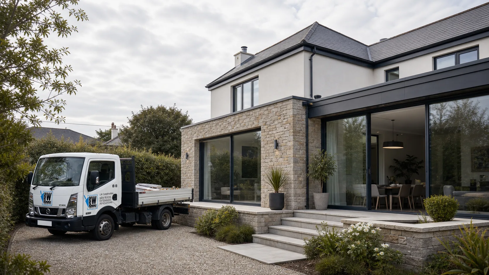 L W Construction completed building project in Truro Cornwall