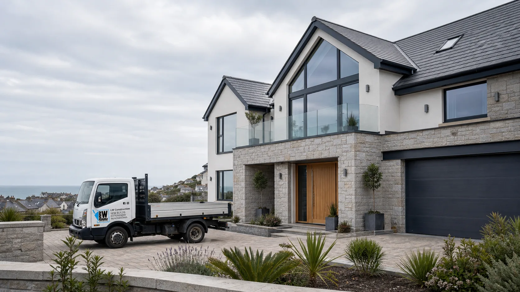 L W Construction project in Newquay Cornwall