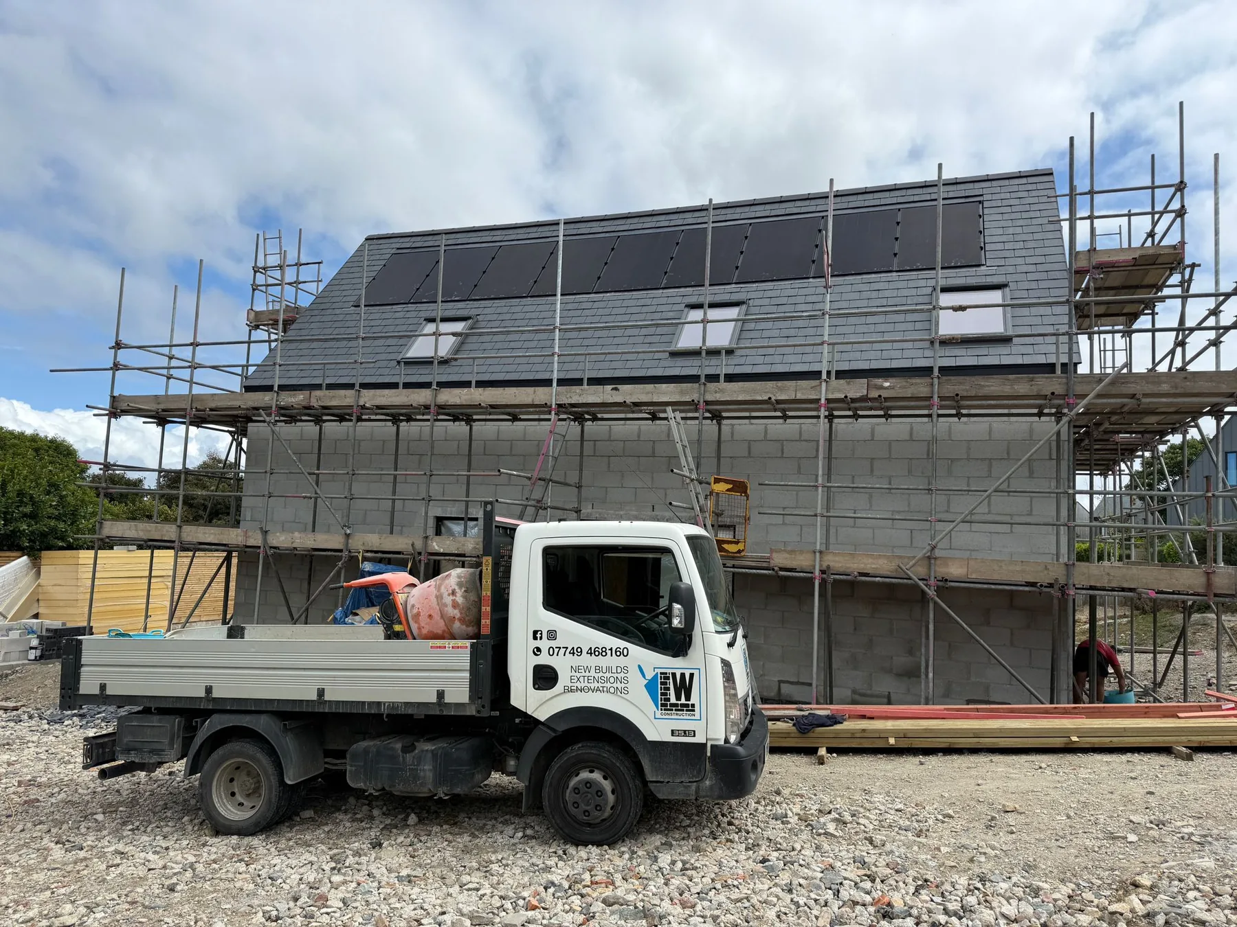 Detailed brickwork by an NVQ Level 3 bricklayer in Cornwall