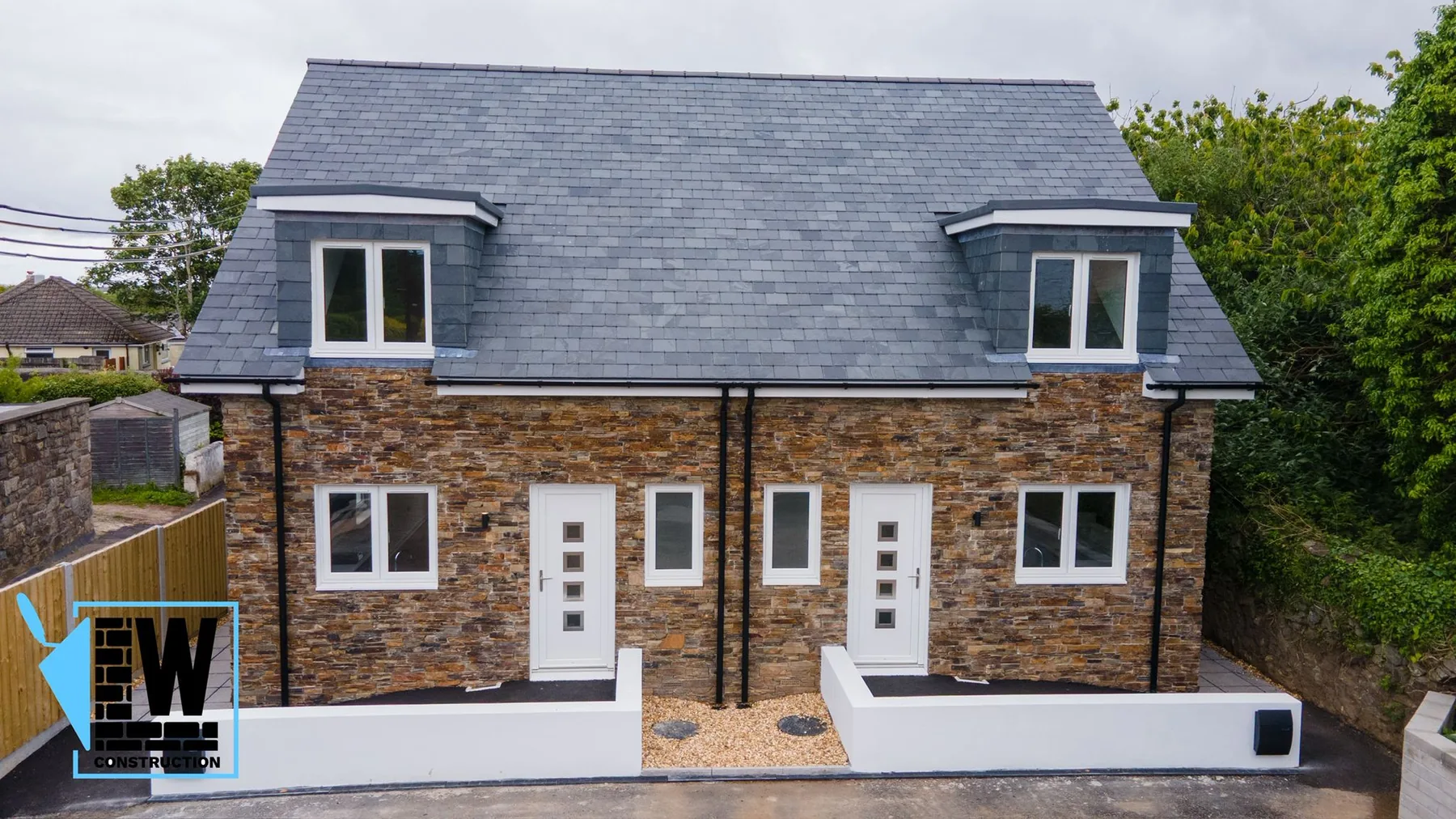 Featured Cornwall project — Chilli Road, Illogan, twin two-bedroom new builds by L W Construction