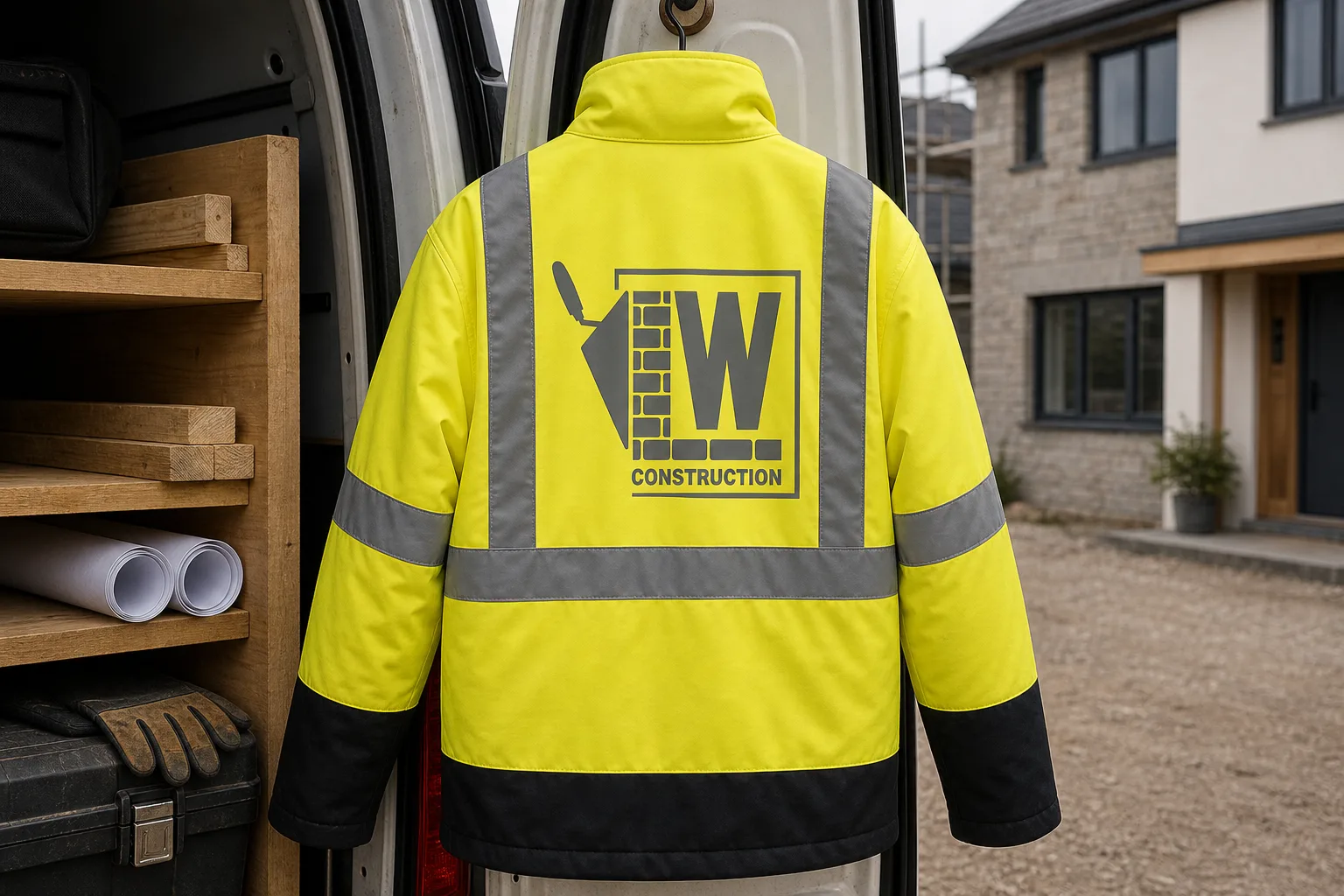 L W Construction team on site in Cornwall