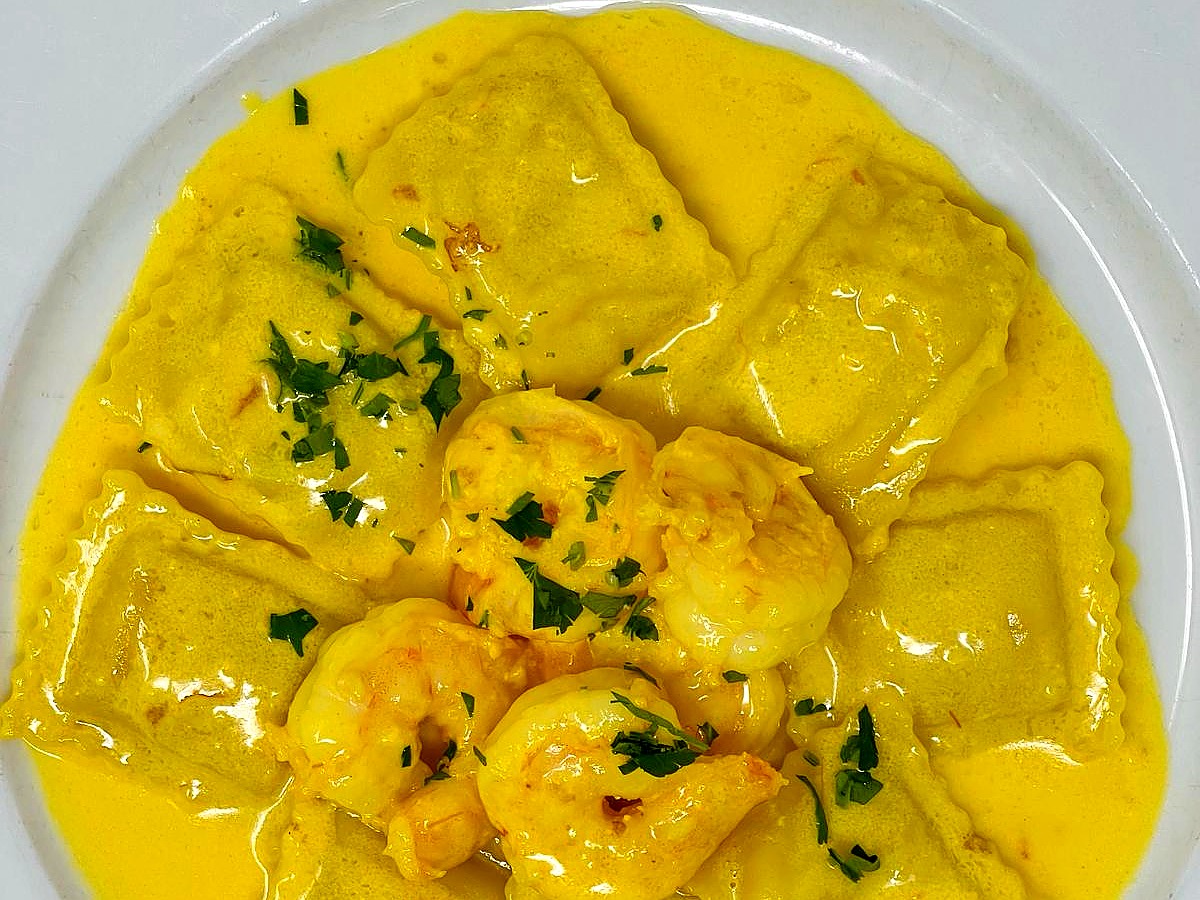 Lobster Ravioli at Fabiolus Cucina Hollywood