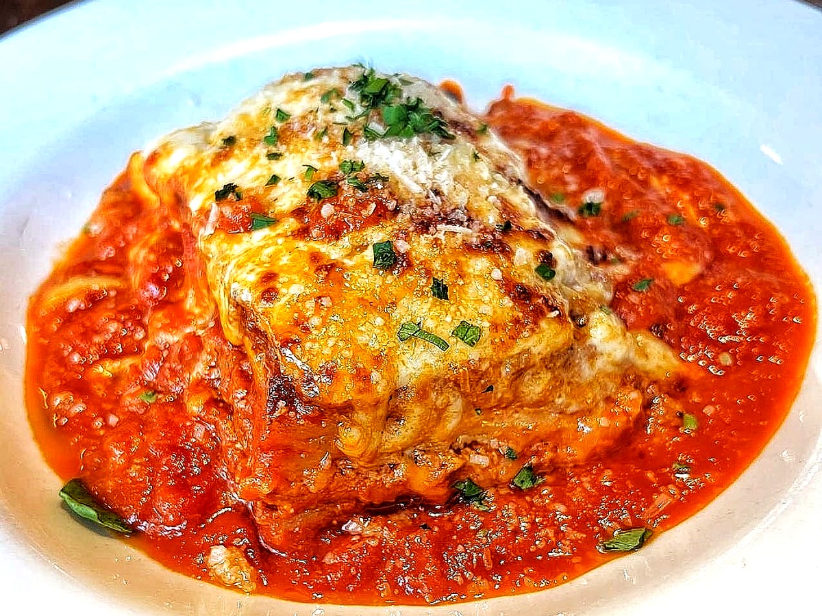 Lasagna Bolognese at Fabiolus Cucina Hollywood