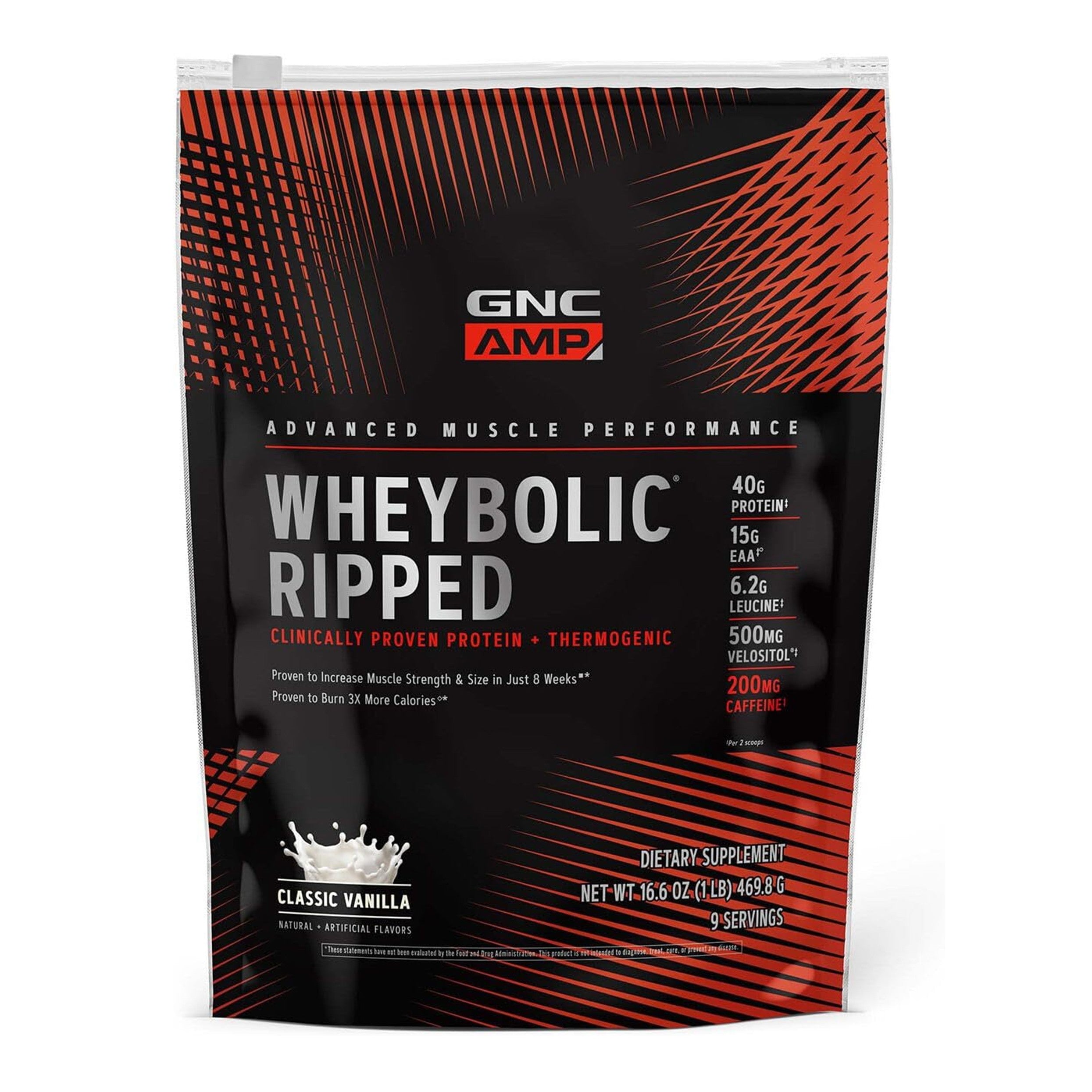 AMP Wheybolic Ripped Protein Powder – Classic Vanilla