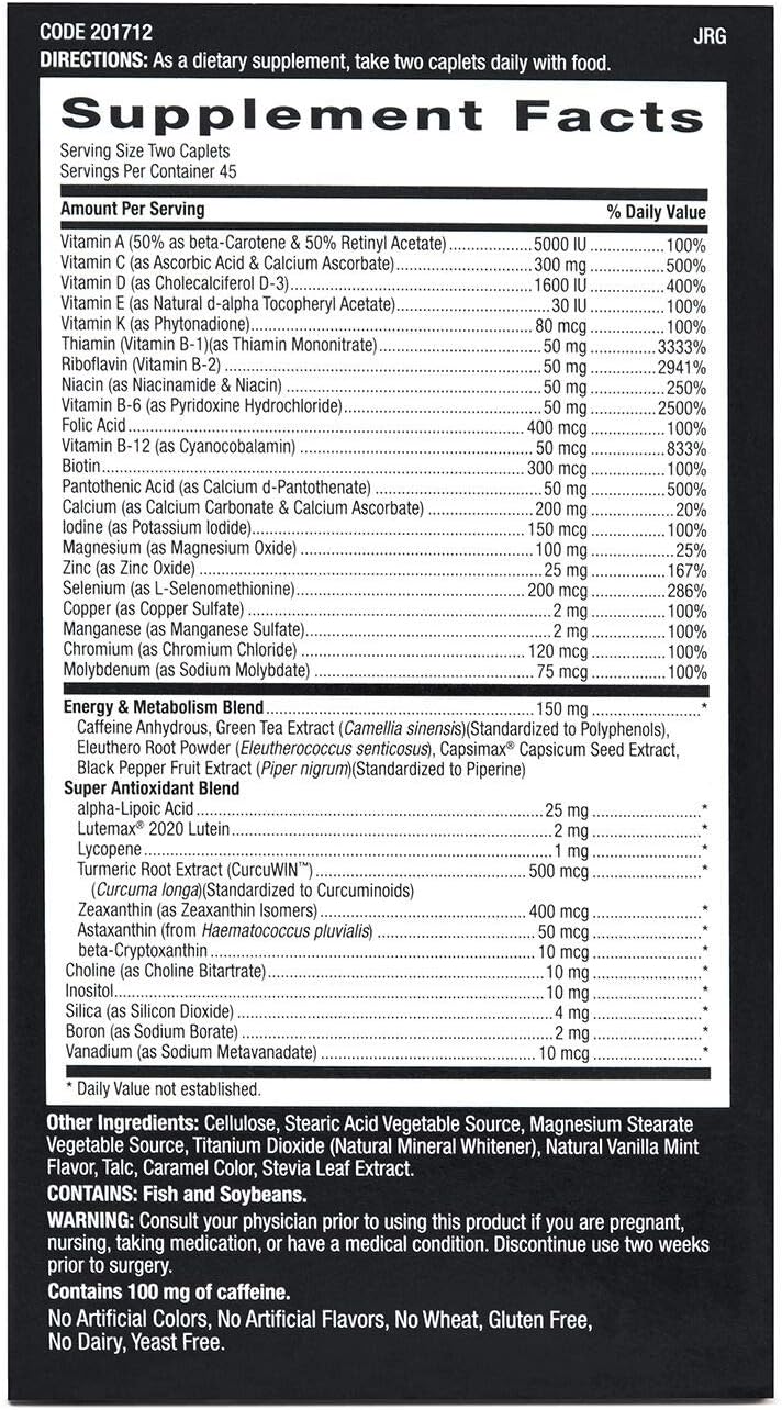Mega Men Energy & Metabolism – 90 Caplets alternate view