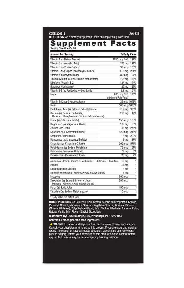 Mega Men Essentials One Daily Multi – 150 Caplets alternate view