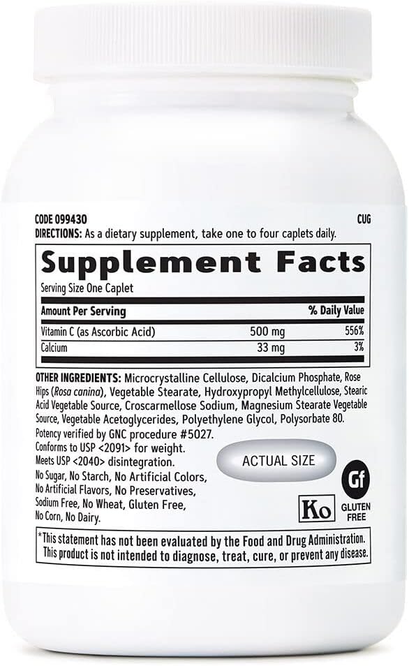 Vitamin C 500mg – 250 Caplets alternate view