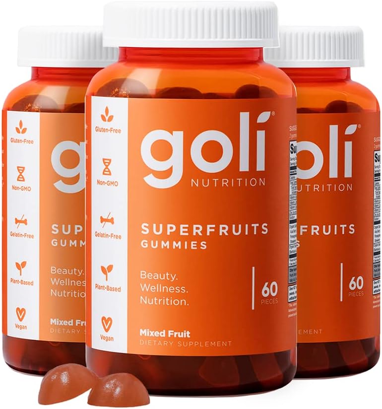 SuperFruits Beauty Gummies – 3 Pack (180ct)