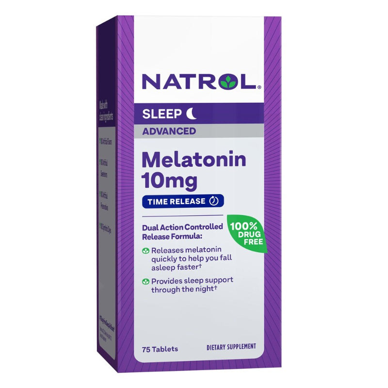 Melatonin Advanced Sleep 10mg Tablets – 75ct