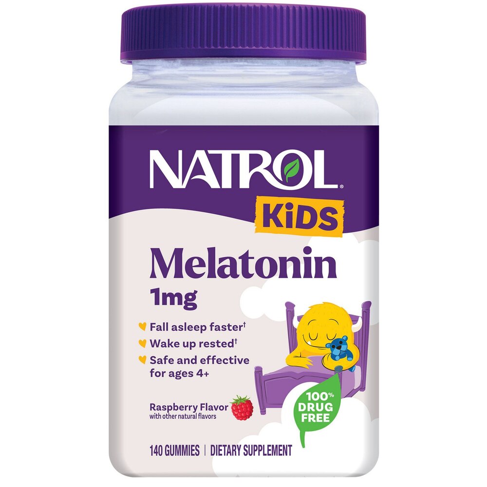 Kids Melatonin Gummies 1mg – Berry – 140ct