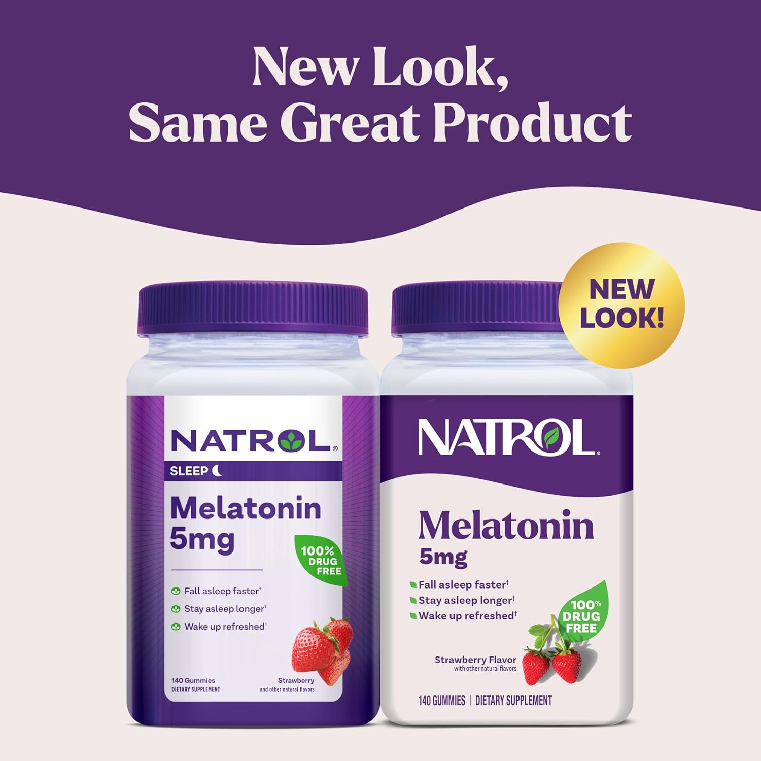 Melatonin 5mg Sleep Support Gummies – Strawberry – 140ct alternate view