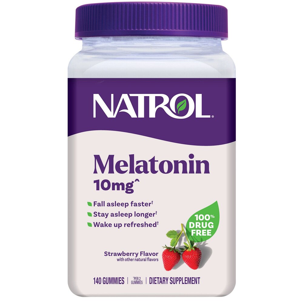 Melatonin 10mg Natural Sleep Support Gummies – 140ct