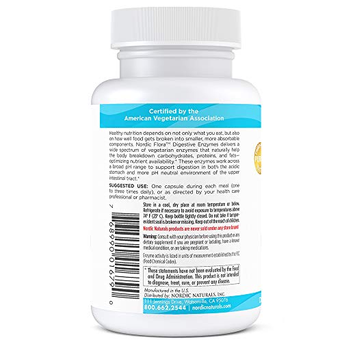 Nordic Flora Digestive Enzymes – 45 Capsules alternate view