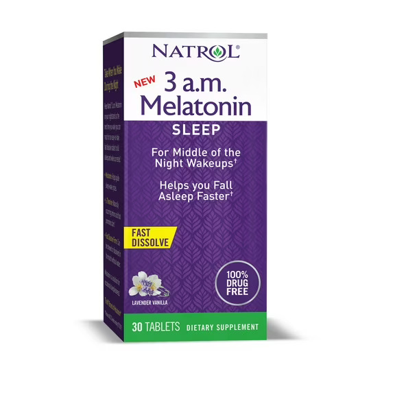 3 A.M. Melatonin Fast Dissolve Tablets – Lavender Vanilla – 30ct