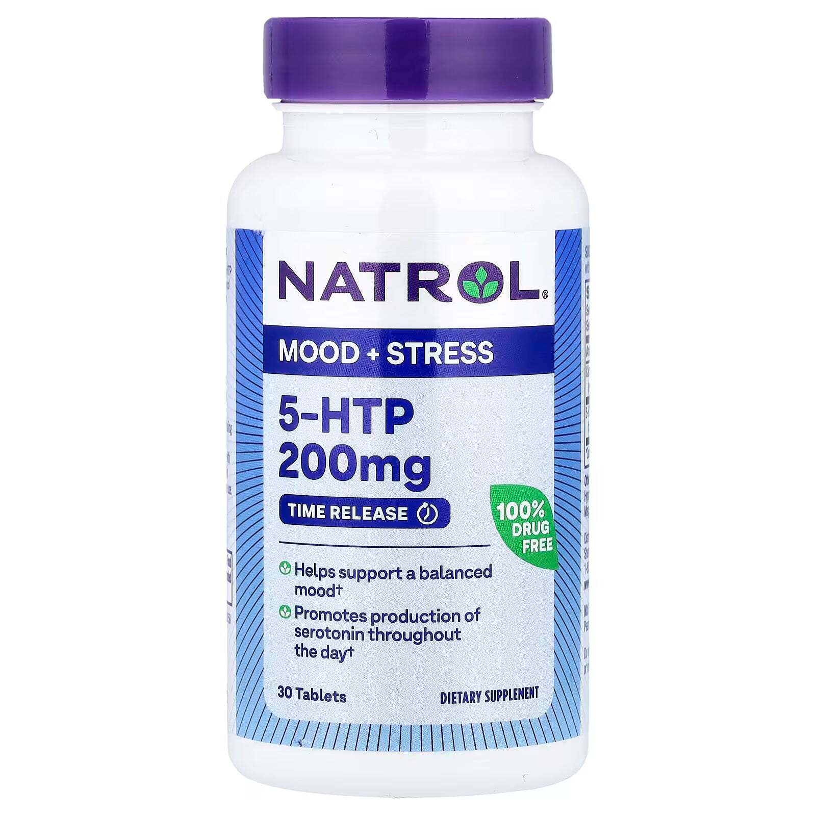 5-HTP 200mg Time Release Tablets – 30ct