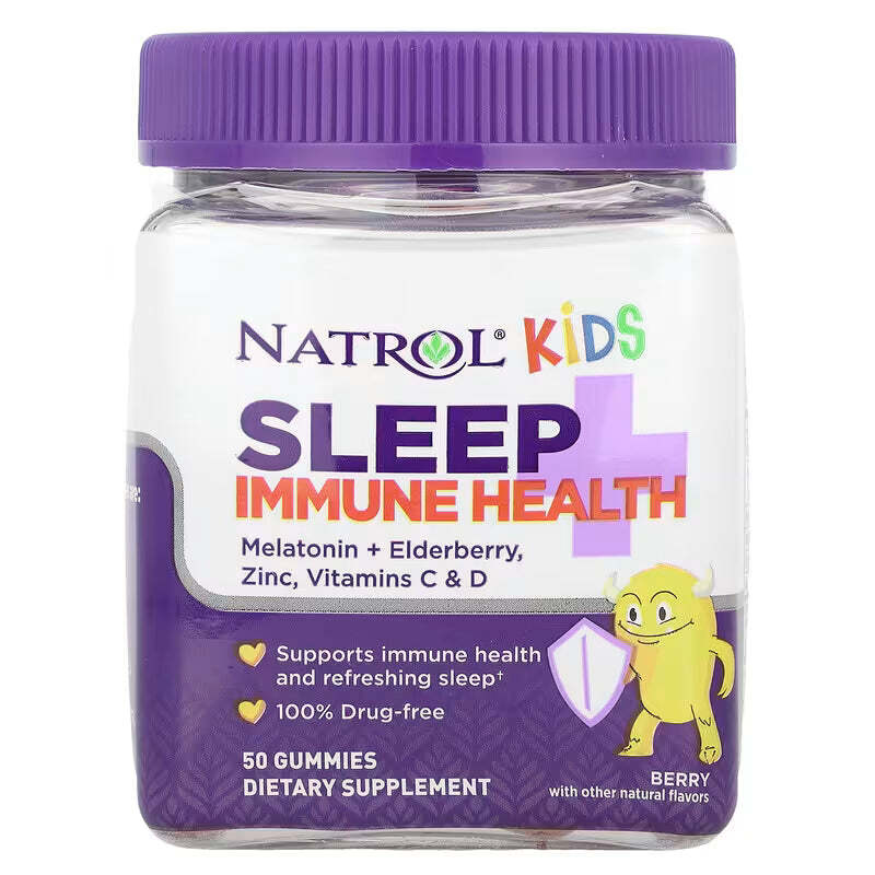 Kids Sleep+ Immune Health Gummies – Berry – 50ct