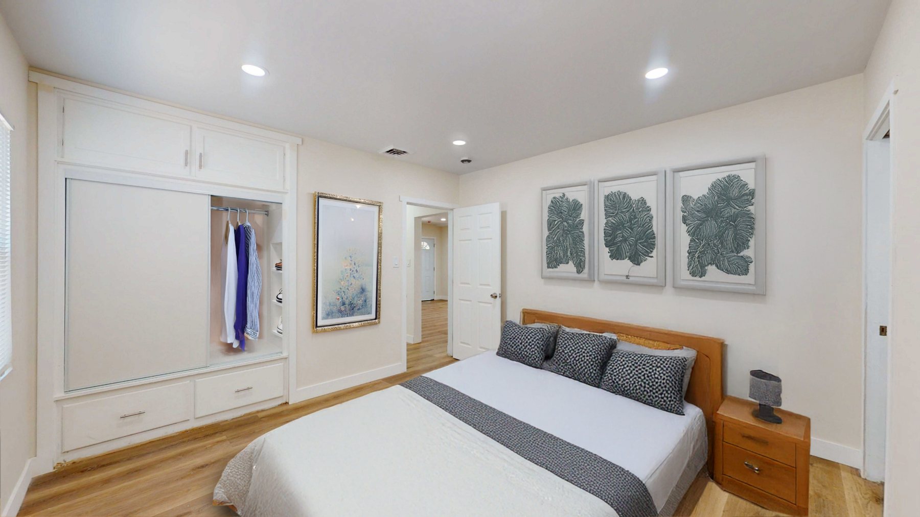 A private furnished bedroom in an Anchor of Hope home