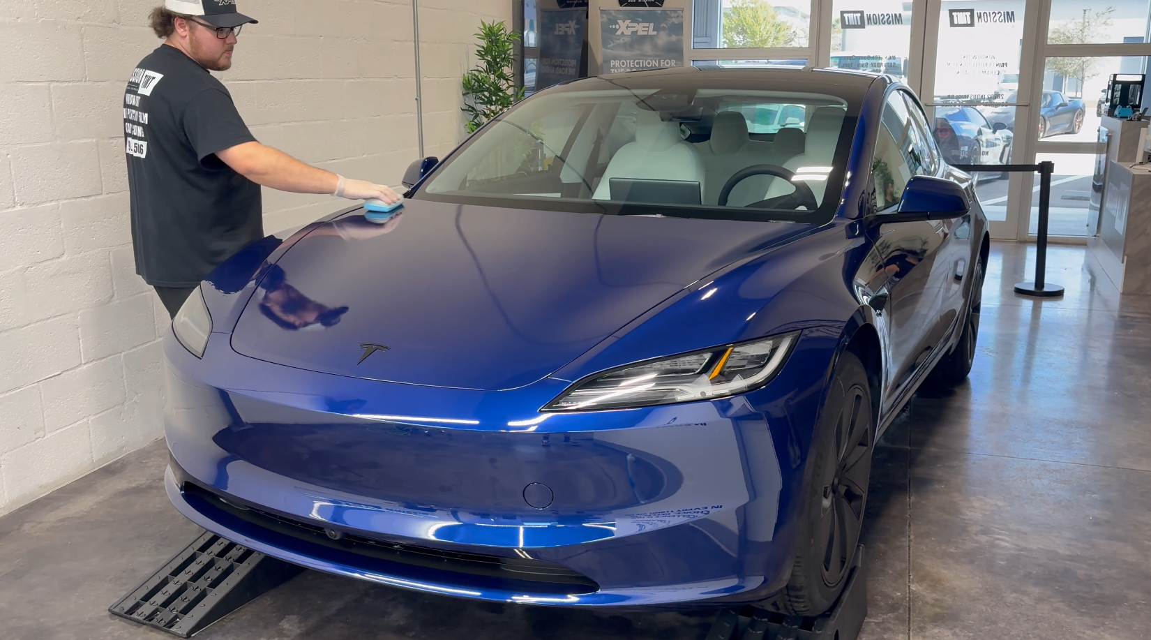 2026 Tesla Model 3 detail after ceramic coating