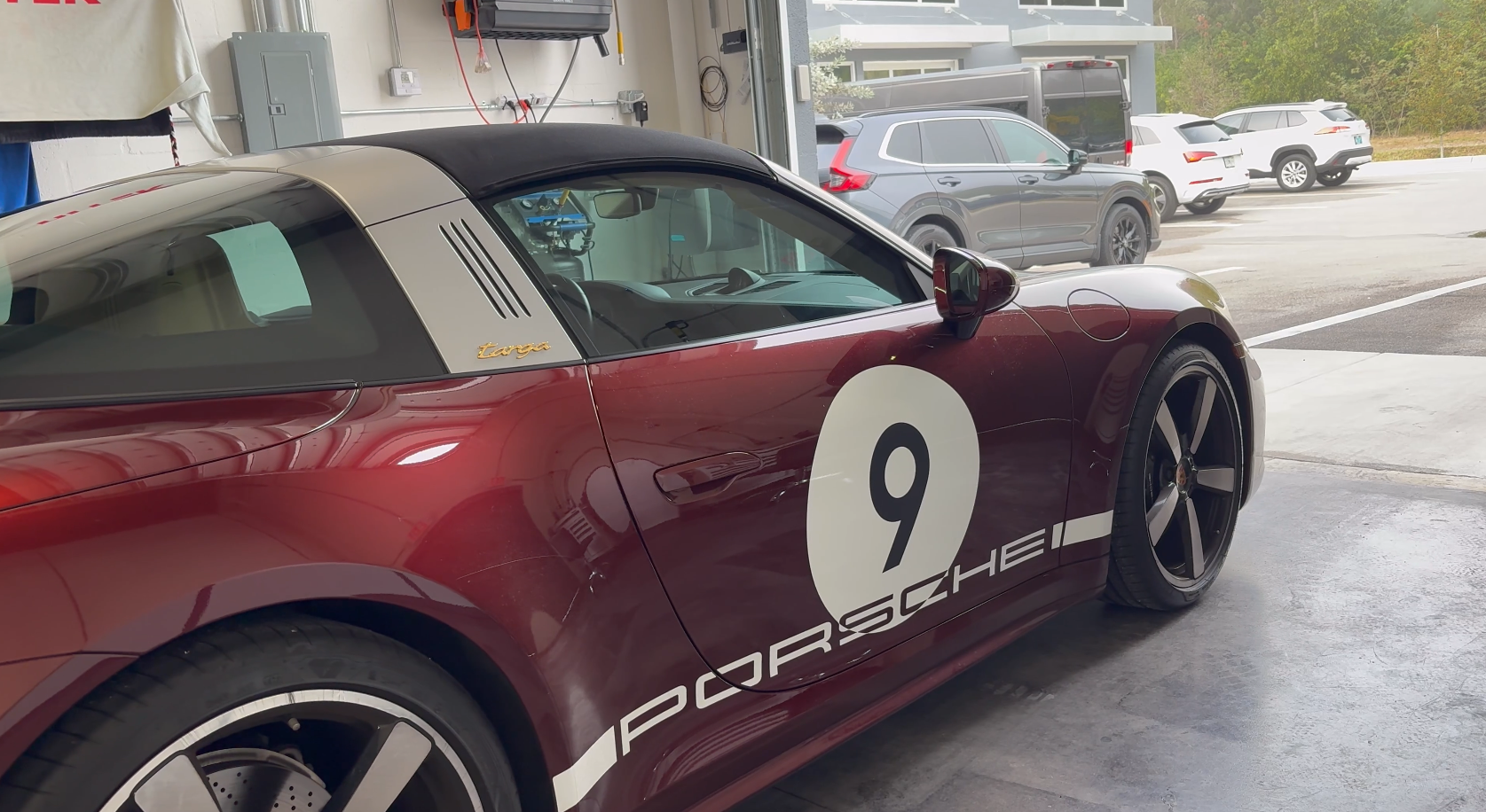 2021 Porsche 911 Type 992 after window tint at Mission Tint