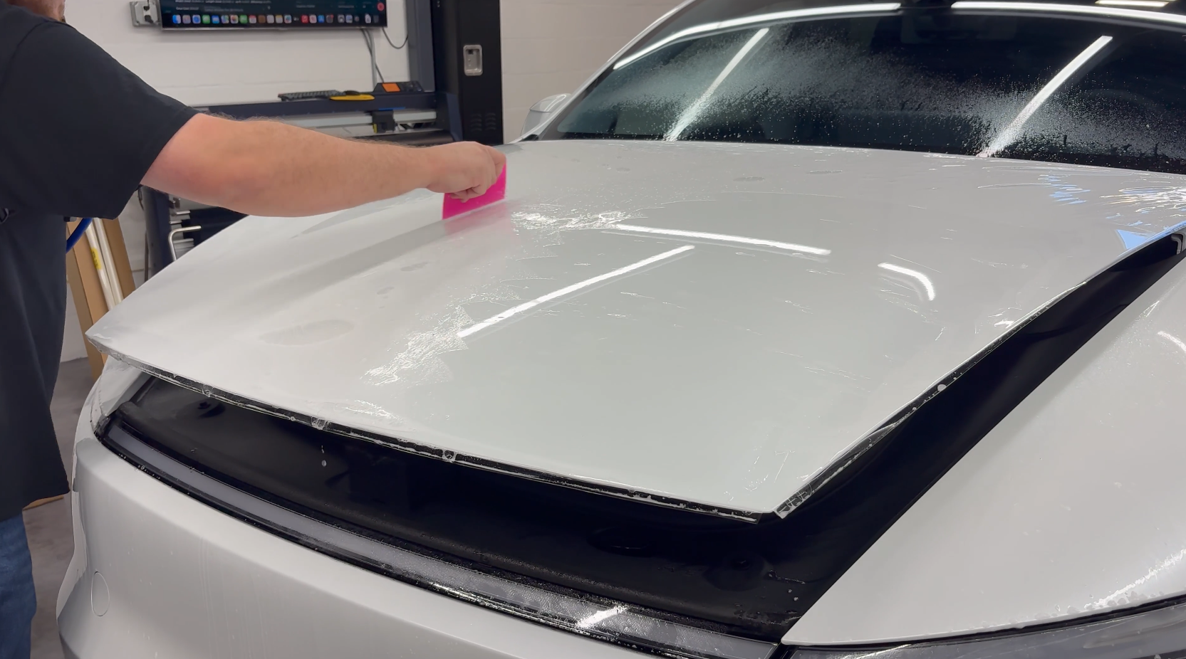 2026 Tesla Model Y Long Range detail after paint protection film