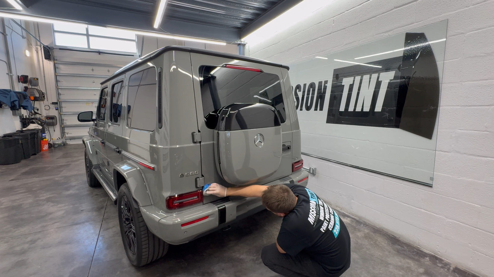 2025 Mercedes-Benz G580e detail after ceramic coating