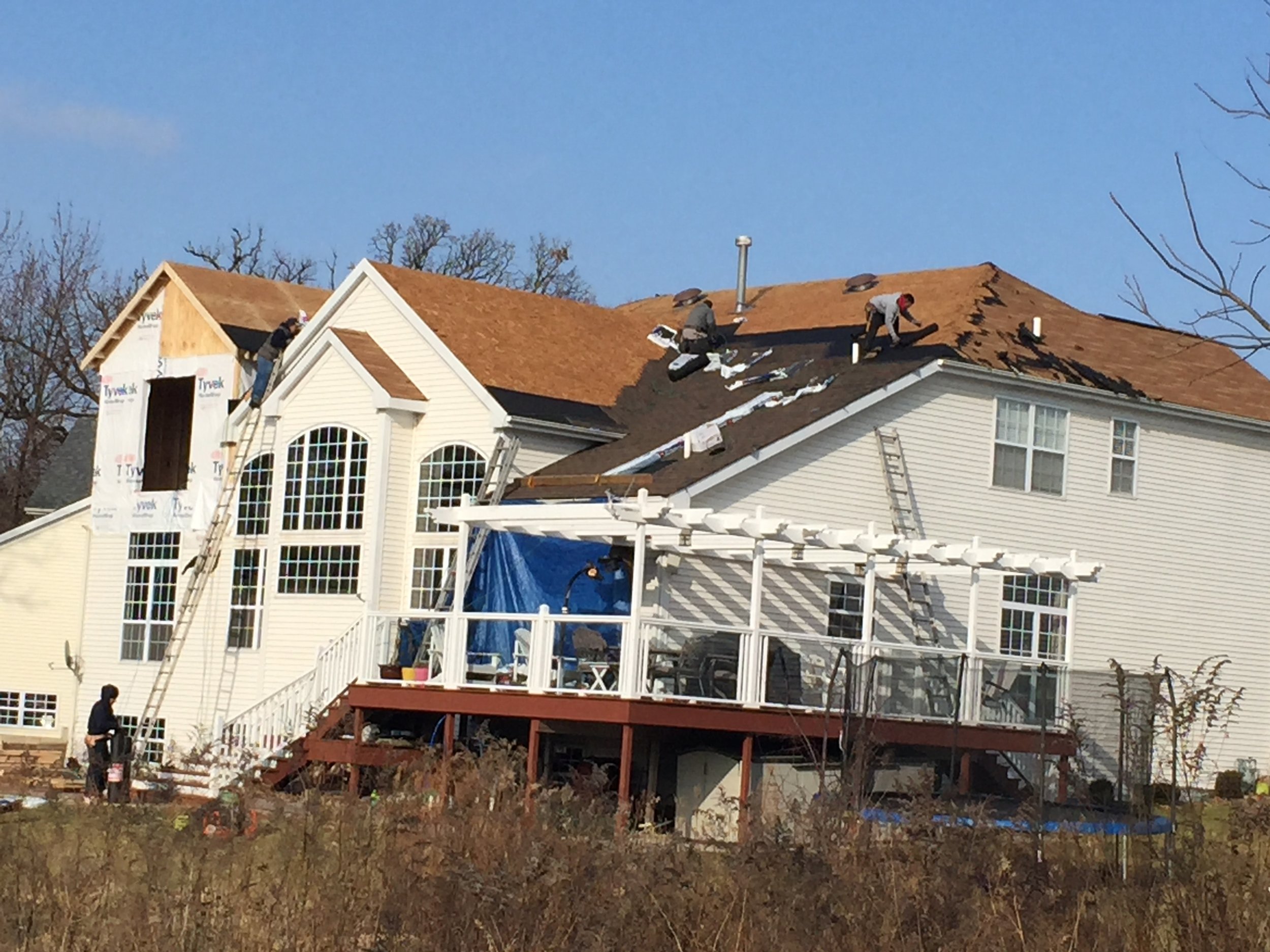 Completed roofing project by Allied Construction and Roofing in Central Florida