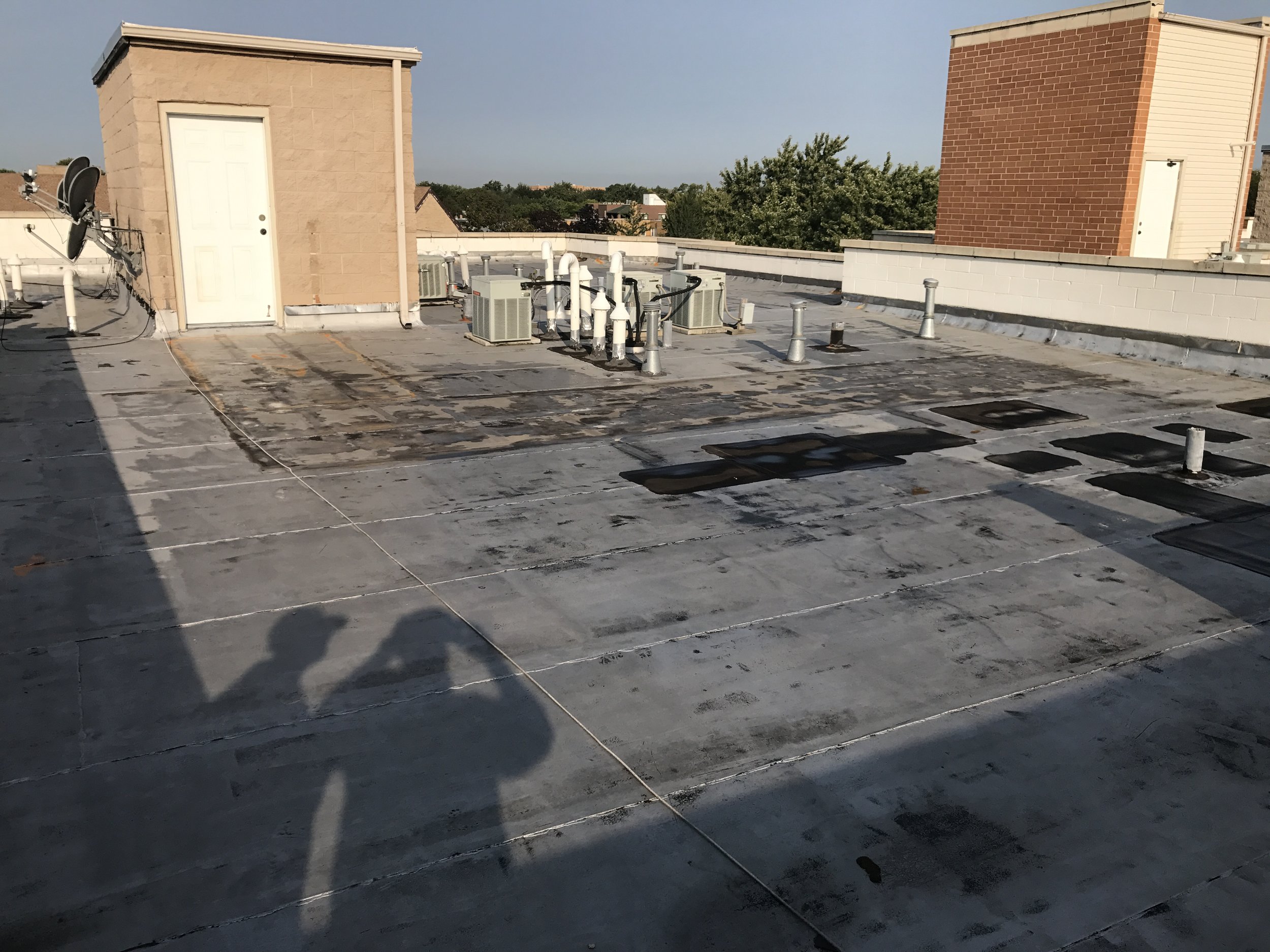 Storm damage roof repair