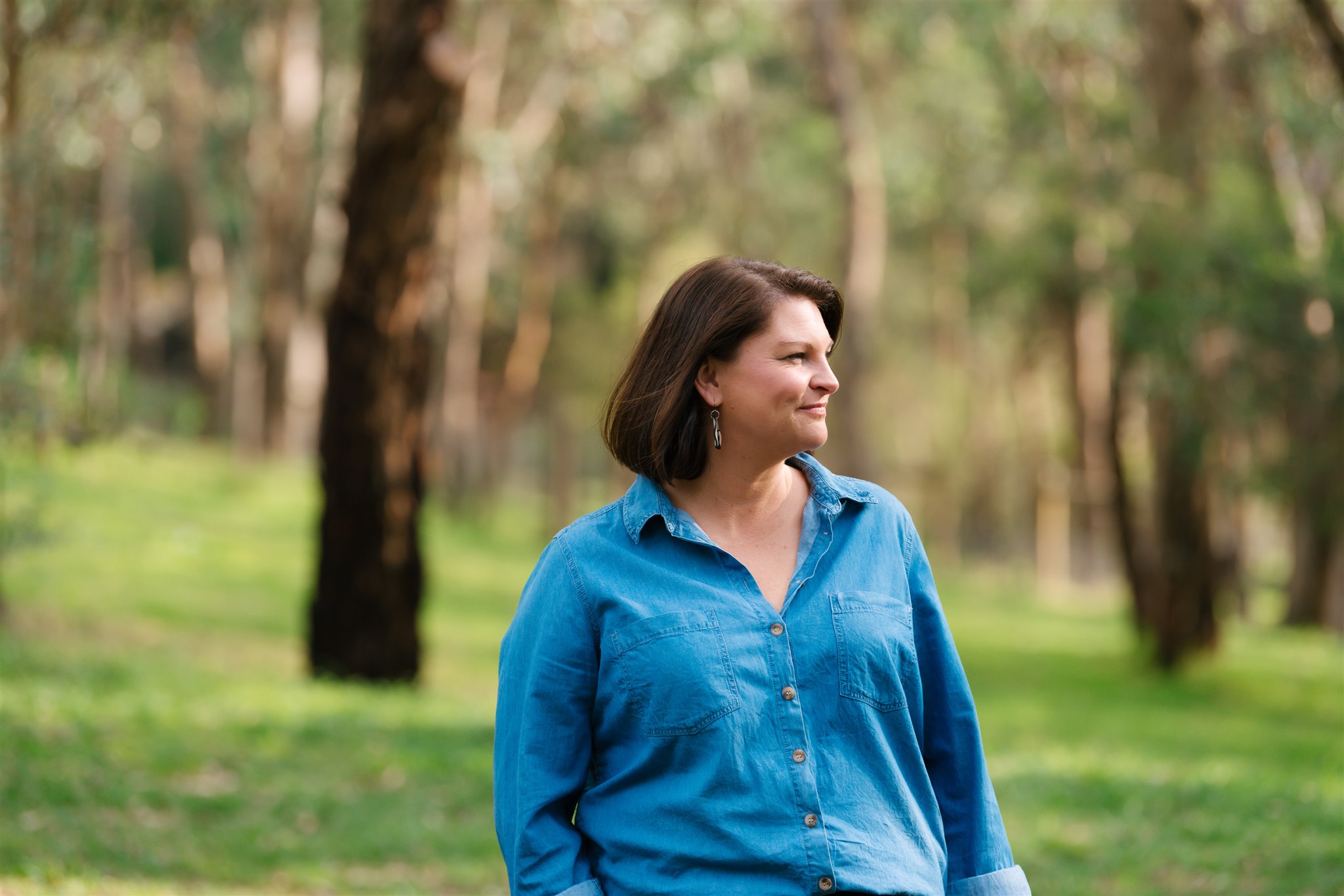 Bree Baxter outdoors, who runs the Mindful Monday mindfulness workshop