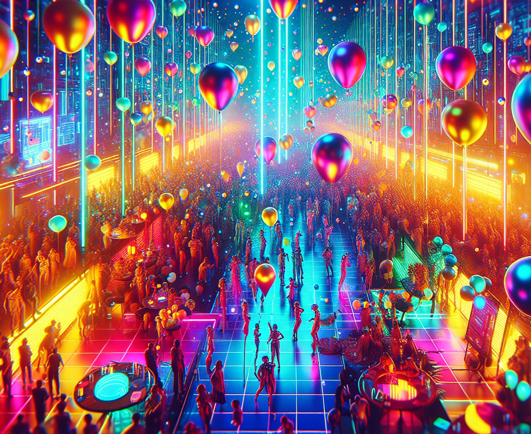assorted-color balloon lot