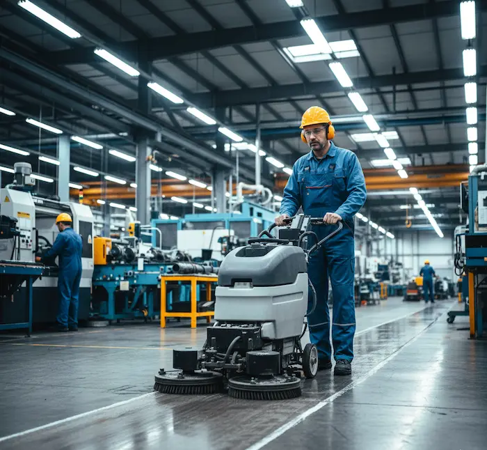 Manufacturing Floor Cleaning