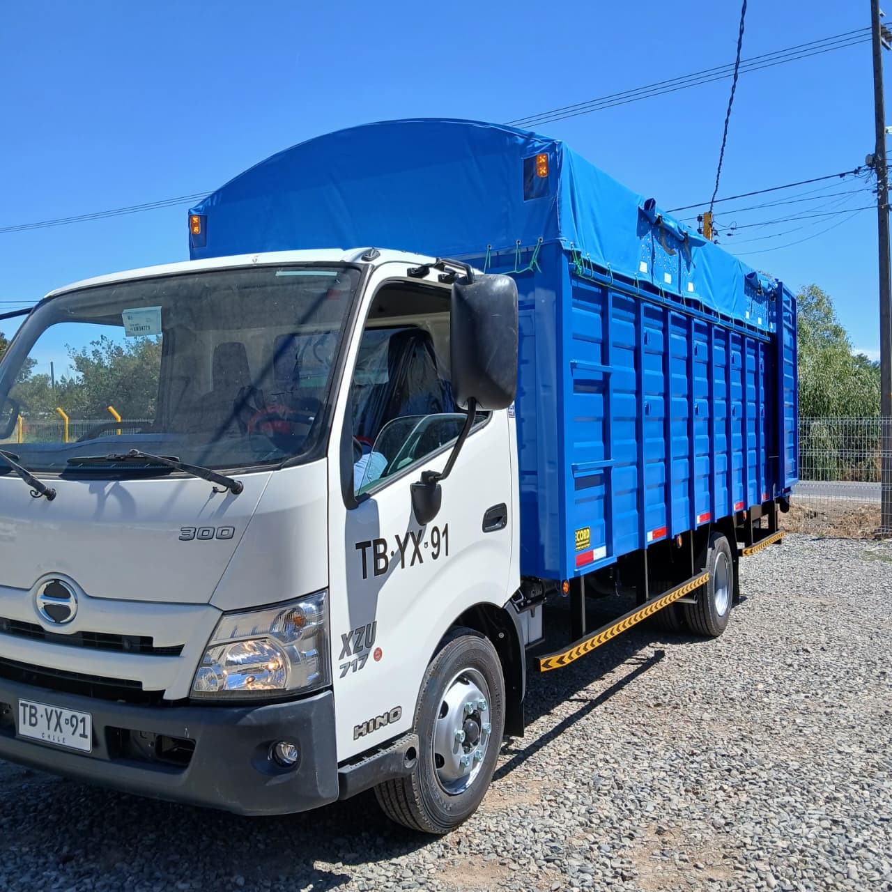 Carrocería ganadera para transporte de animales en Chile