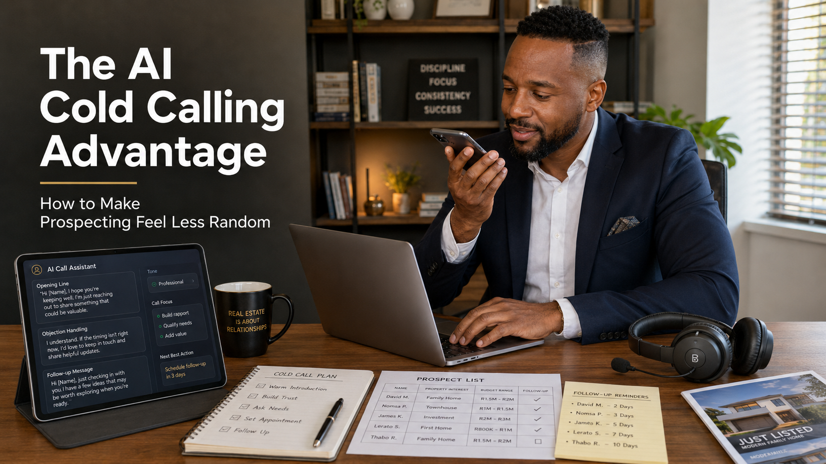 AI-assisted cold calling in action