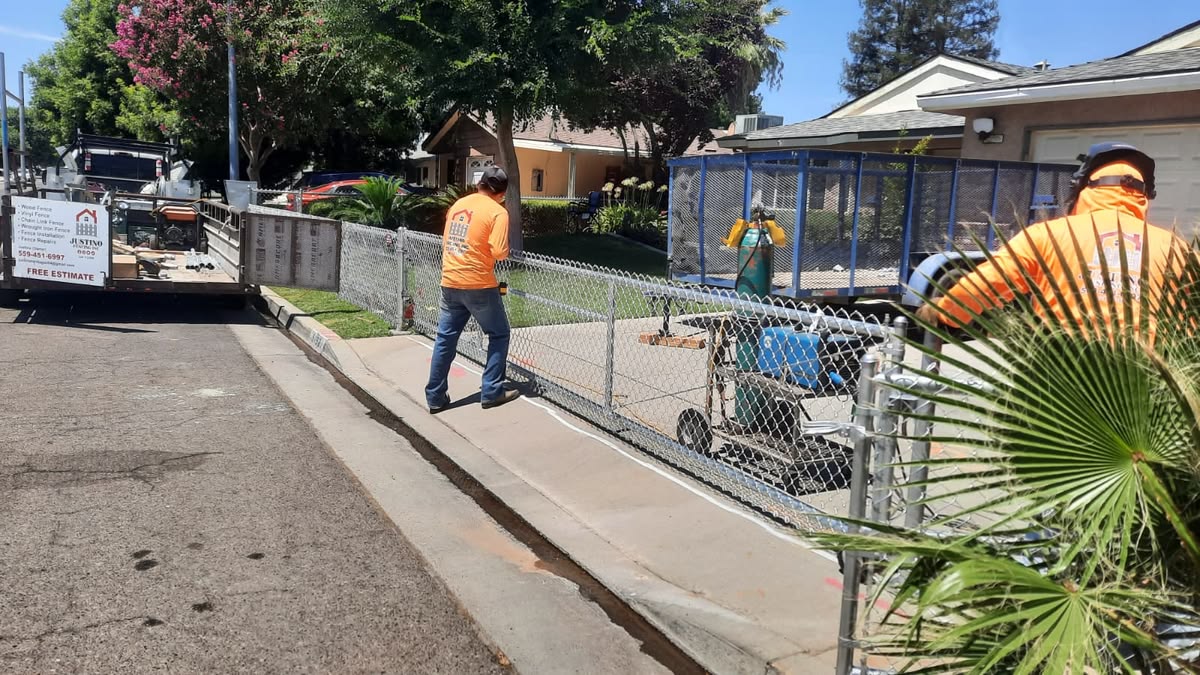 Fence crew post