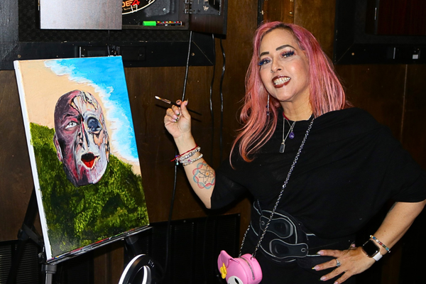 Artist Lucy Bourque
