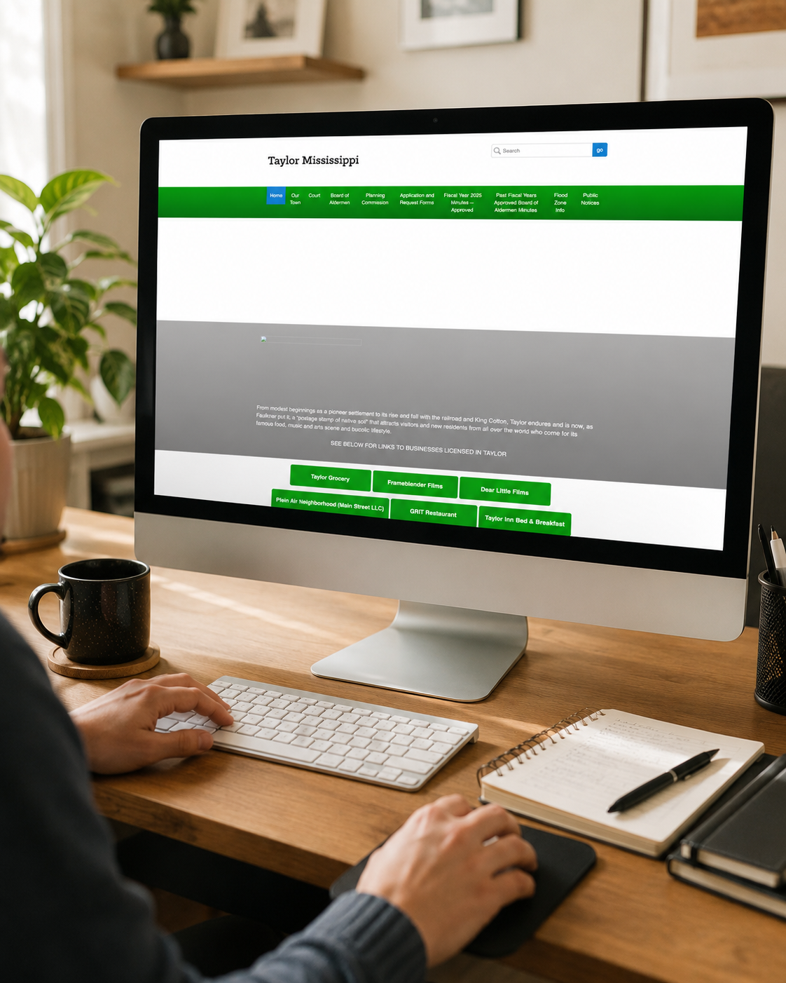 Website - Before